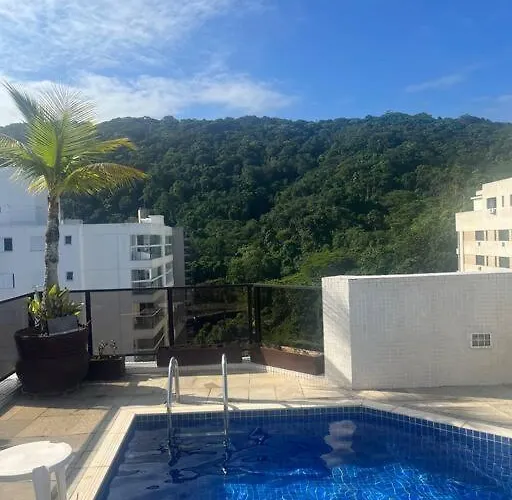 Apartamento Cobertura com Piscina - Guarujá/Pitangueiras